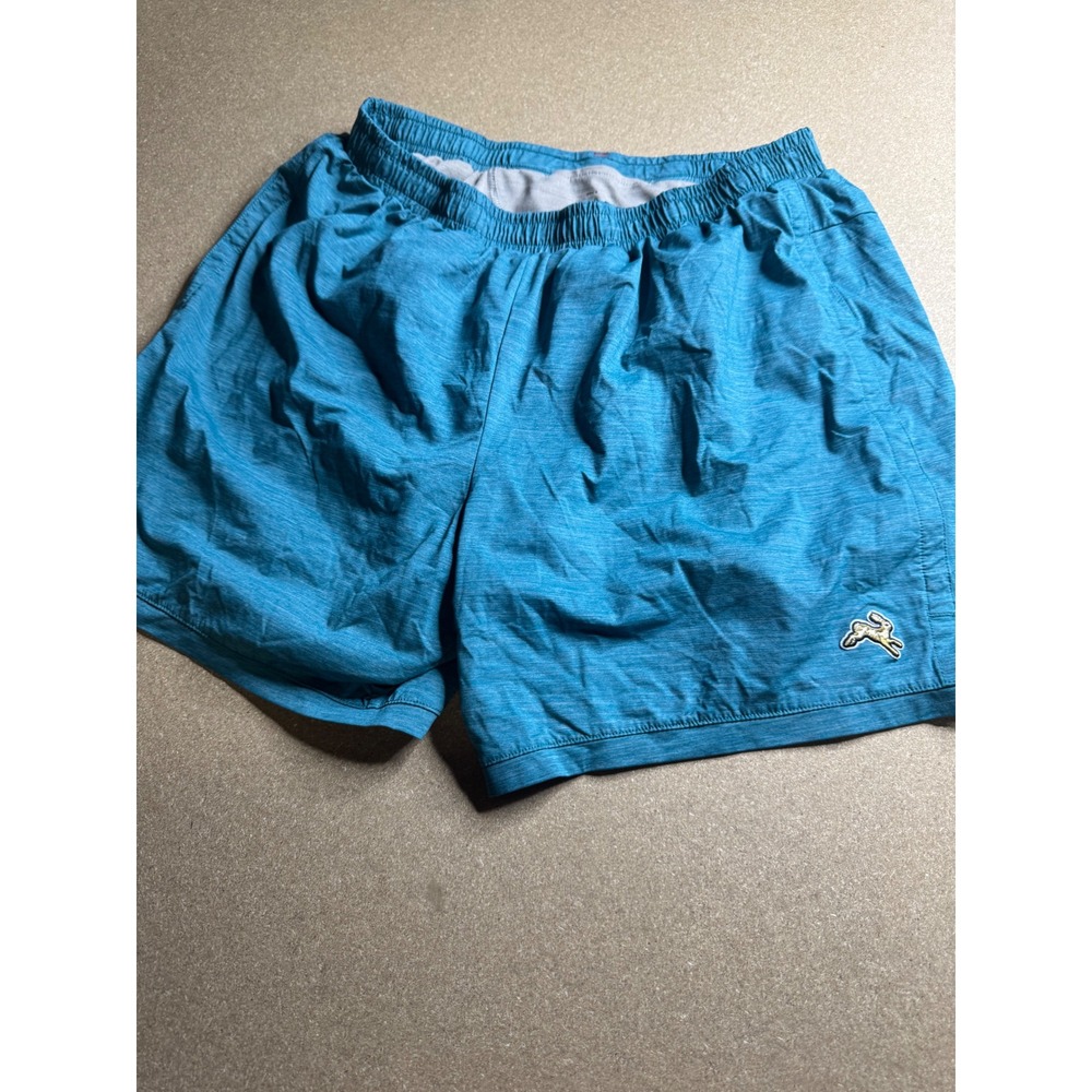 Tracksmith Mens Session Shorts Blue Heathered Running Training Size M 2122